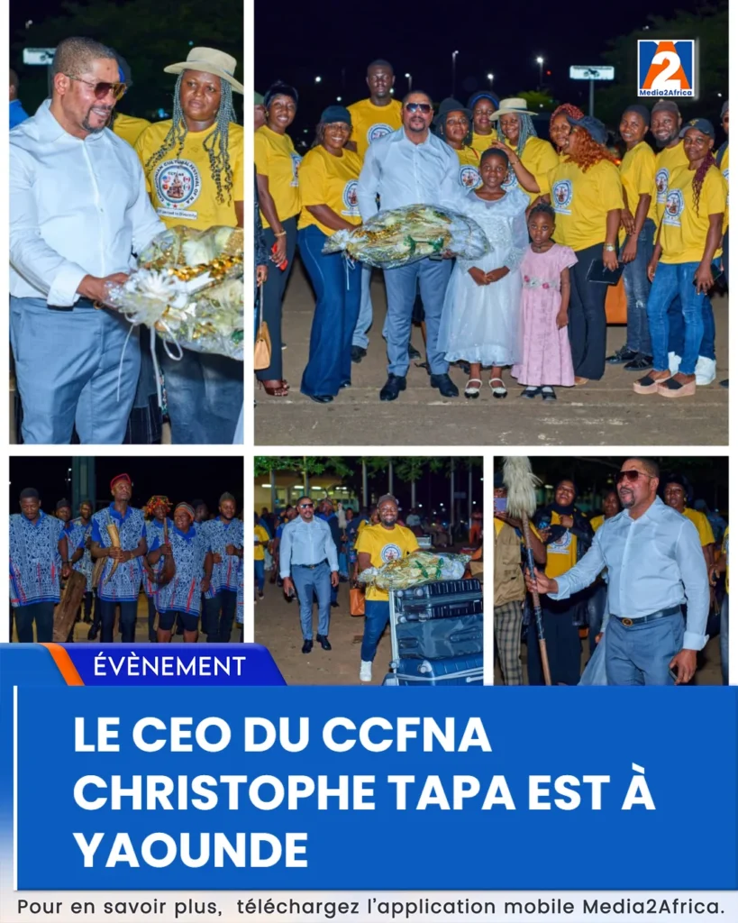 le ceo du ccfna christophe tapa est À yaounde